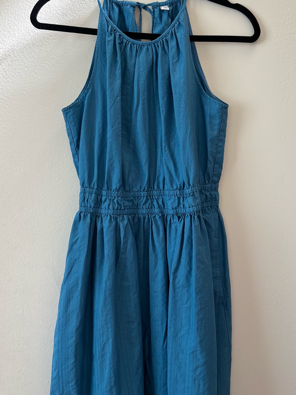 Uniqlo Women’s Maxi halter Sundress with Smocked Waist S - Cotton